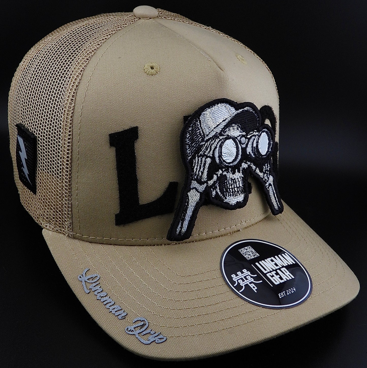 Velcro LMG (Line “MAN” Gear) SnapBack W/ Sunglass Straps
