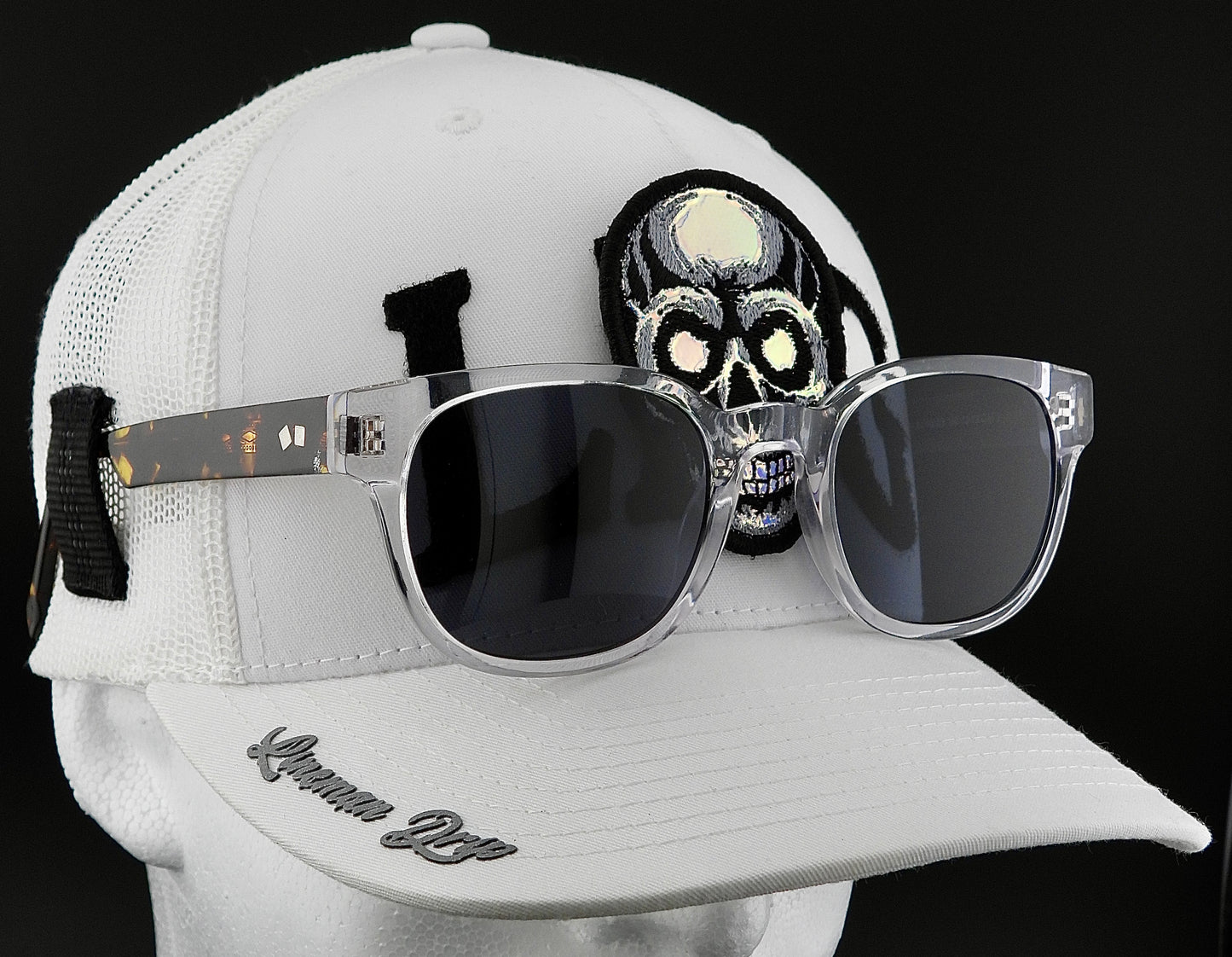 Velcro LMG (Line “MAN” Gear) SnapBack W/ Sunglass Straps