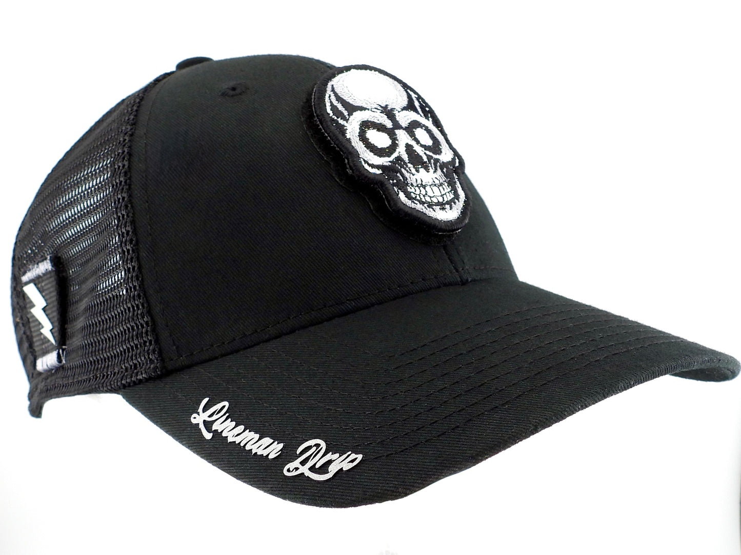 Velcro Skull Patch SnapBack