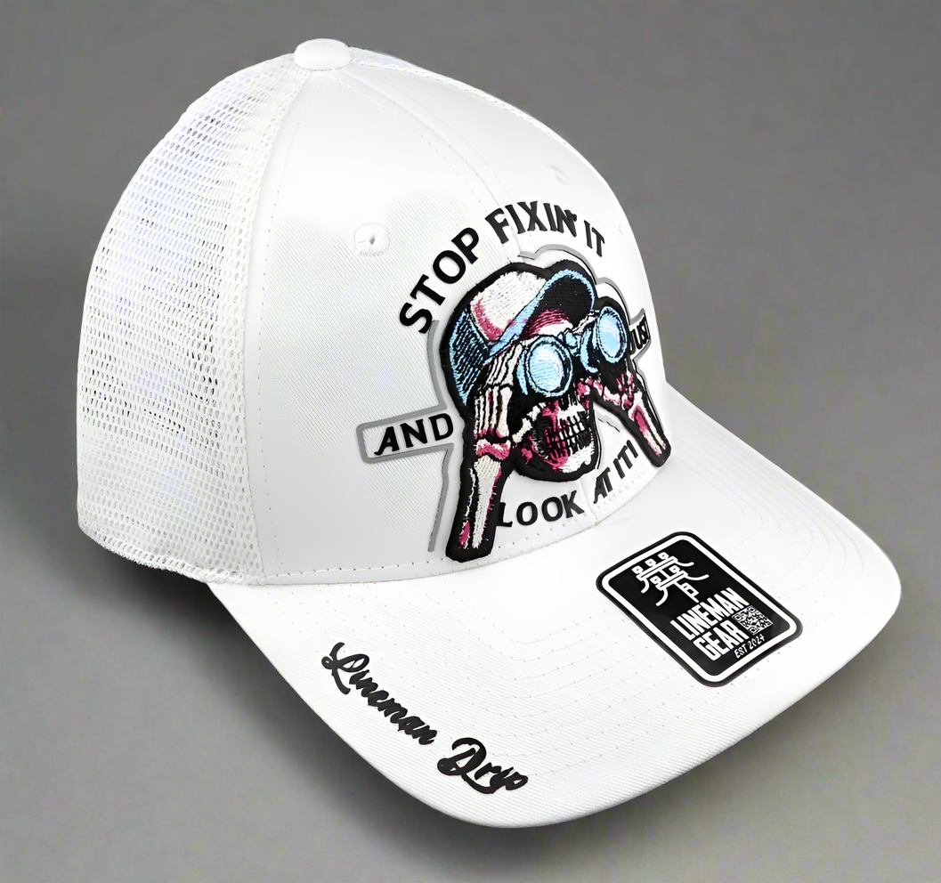 Lineman Drip-Inspector Cap “Stop fixin’ it and just look at it”