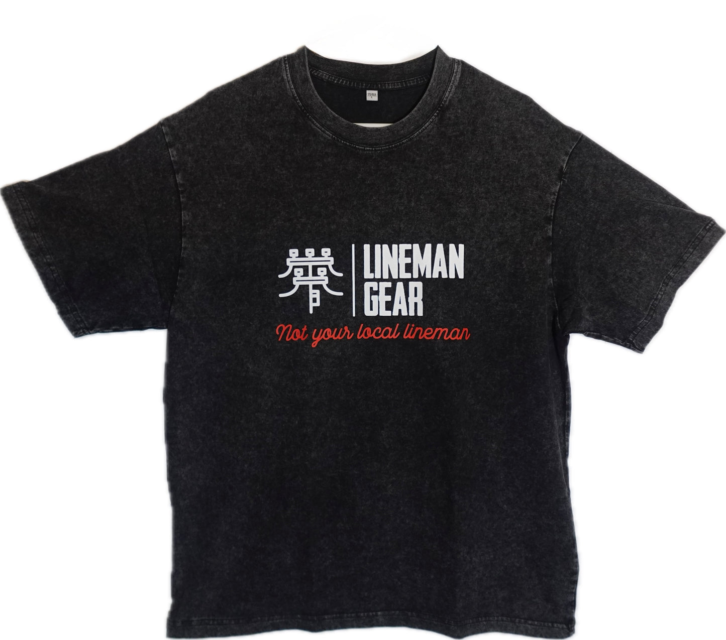 Short sleeve T-Shirt with Lineman Gear Logo "Not your local lineman"
