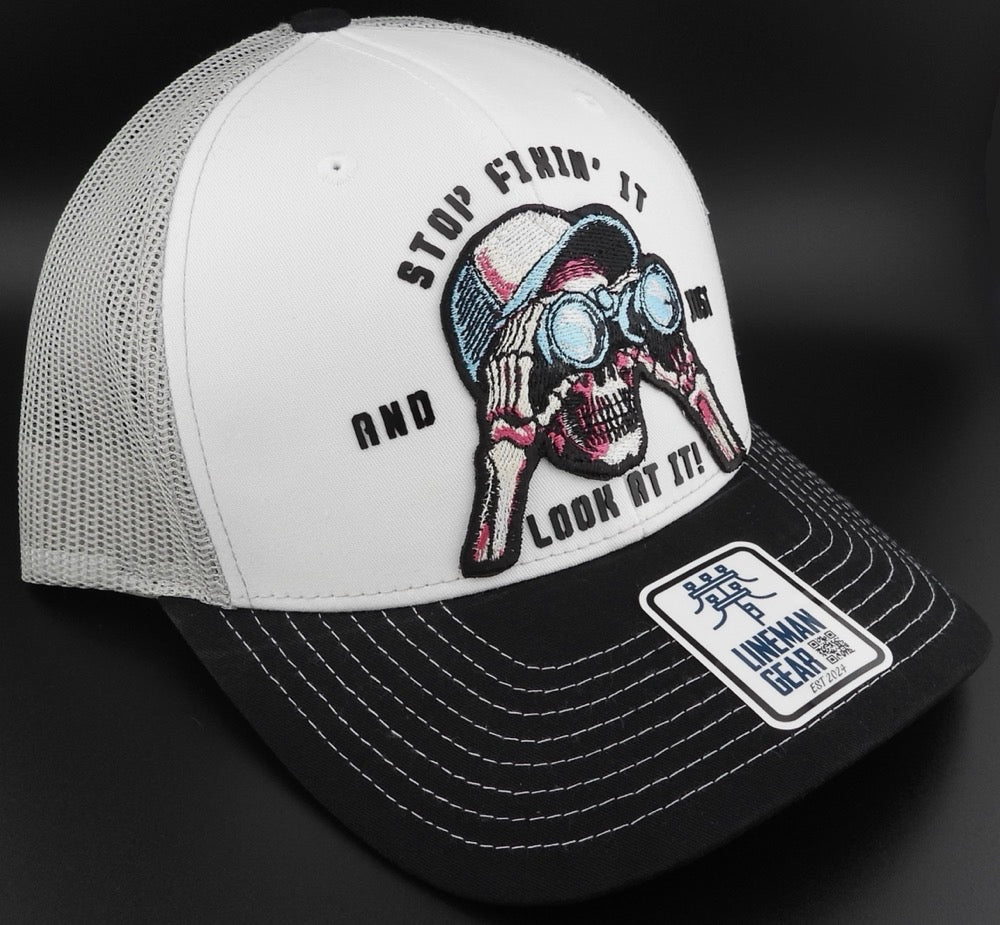 Lineman Drip-Inspector Cap “Stop fixin’ it and just look at it”