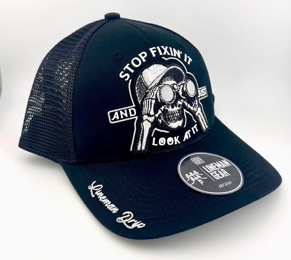 Lineman Drip-Inspector Cap “Stop fixin’ it and just look at it”