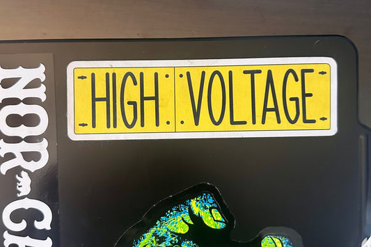 High Voltage Sticker 6 inch