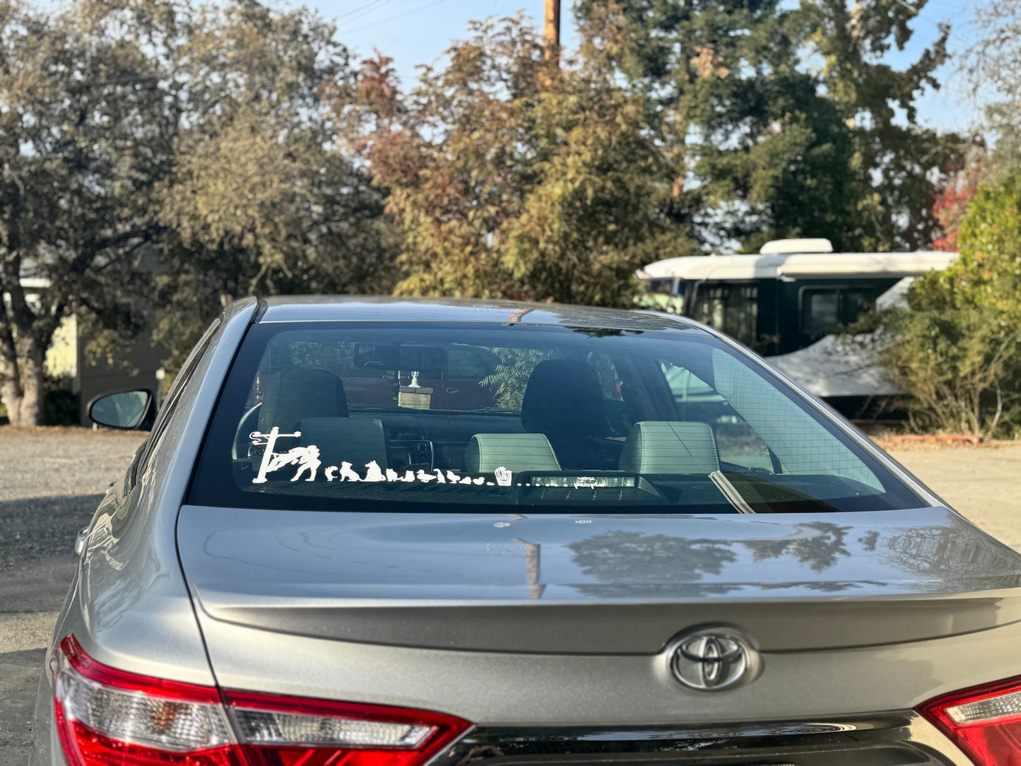 Scale of Importance Car Window Decal